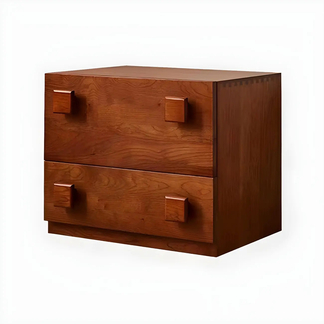 Minimalist Brown Wooden Dressers & Chests with Drawers