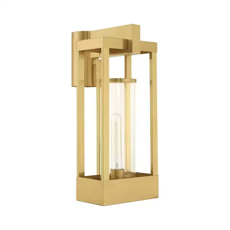 Livex Lighting Delancey 1 - Light Wall Light in Satin Brass