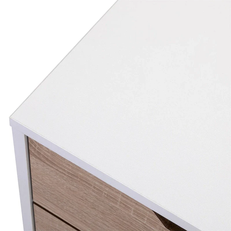 Nightstand with 2 Drawers Set of 2