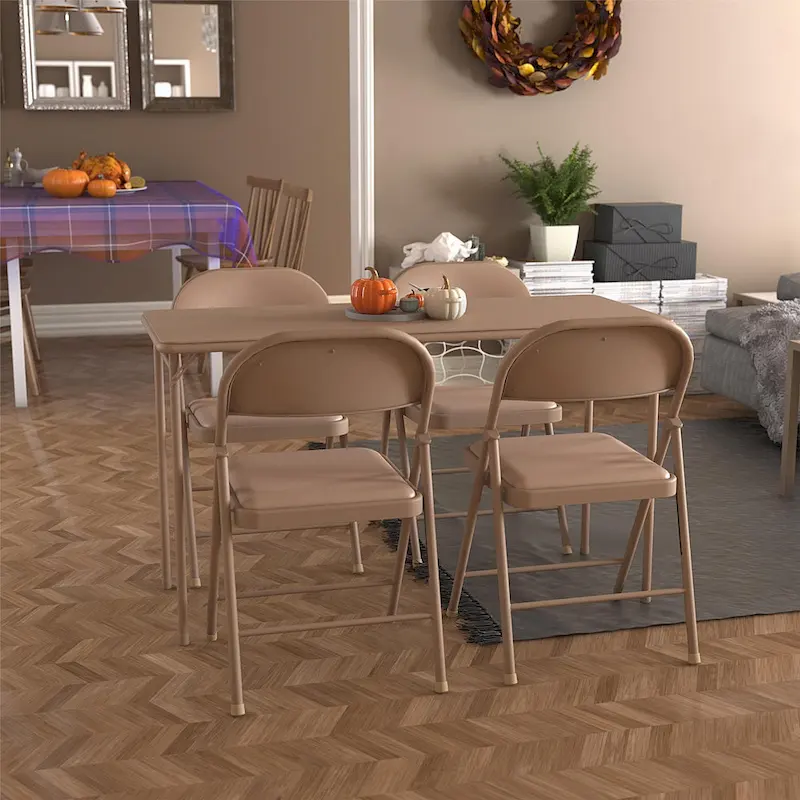 COSCO 20 x 48 Vinyl Top Folding Table