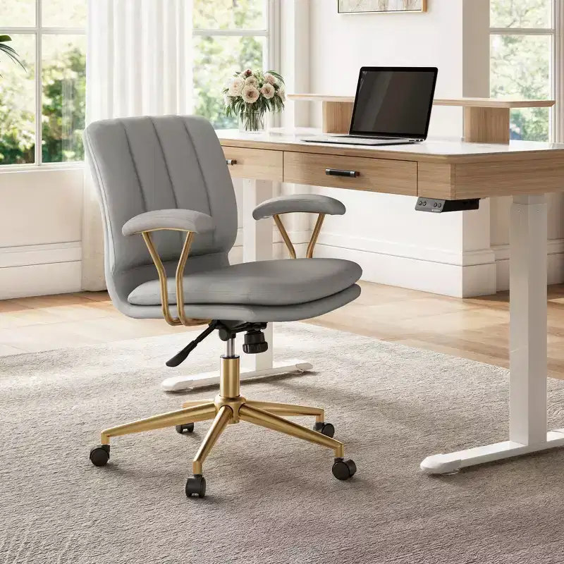 EUREKA ERGONOMIC Adena, Velvet Soft Cushion Office Chair