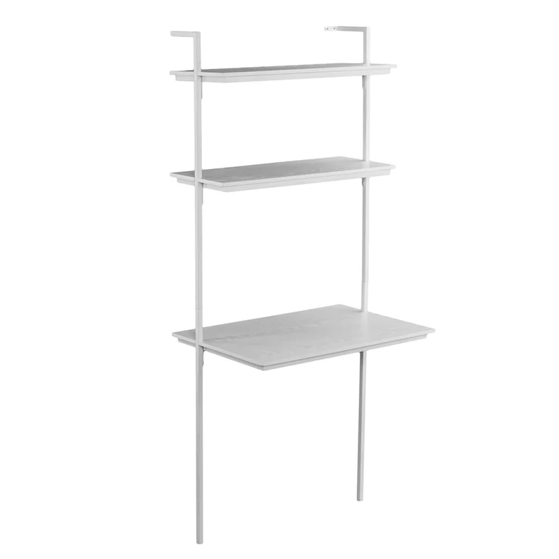 SEI Furniture Haeloen Wall Mount Desk - White