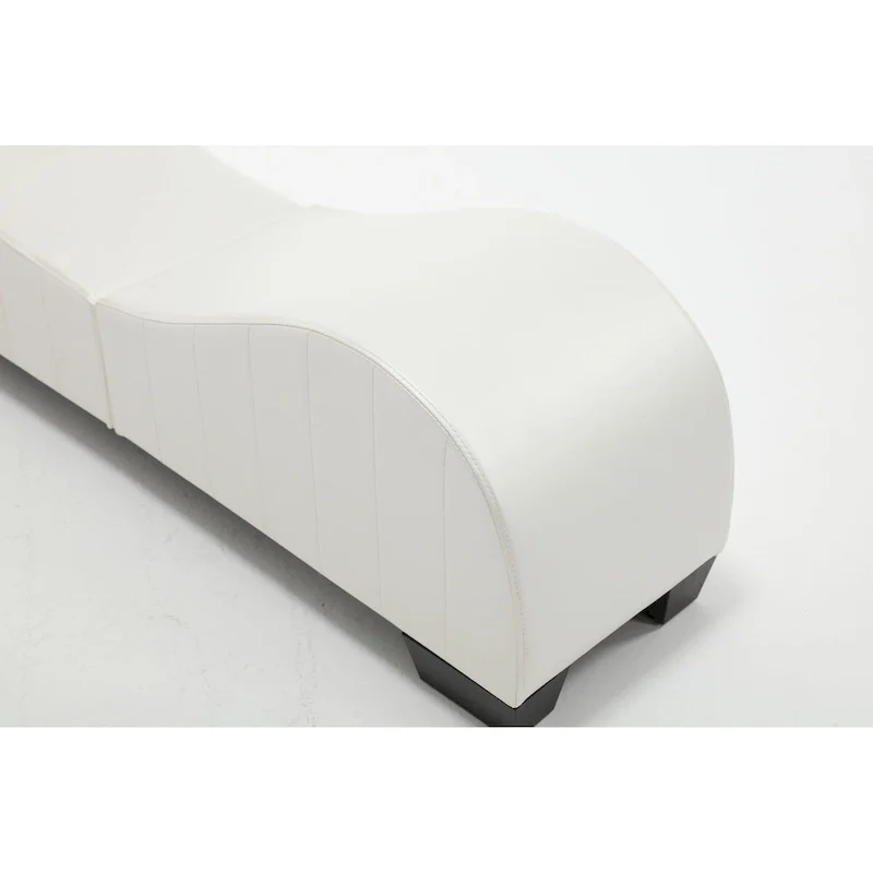 Modern Faux Leather Curved sofa