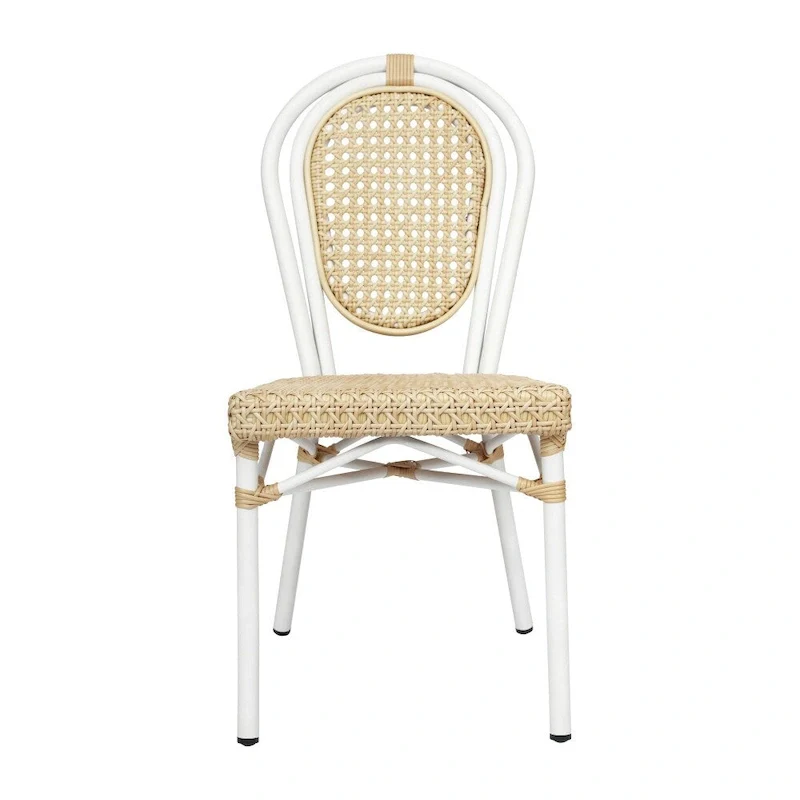 All-Weather Commercial Paris Chair with Metal Frame - N/A