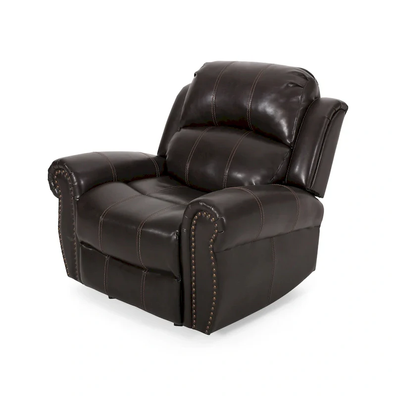 Charlie Bonded Leather Glider Recliner