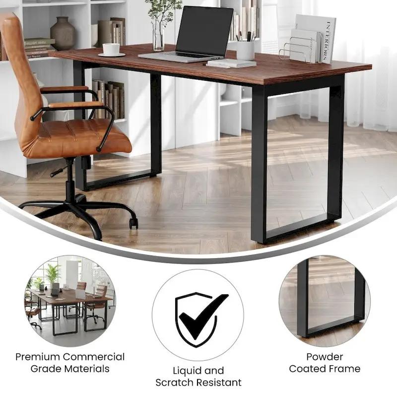 Commercial Conference Table with Laminate Top and U-Frame Base