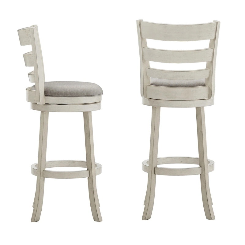 Rovinj Ladder Back 29H Swivel Bar Stool