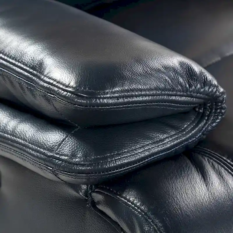 Clara Genuine Leather Power Recliner with Cushion Padded, Set of 2