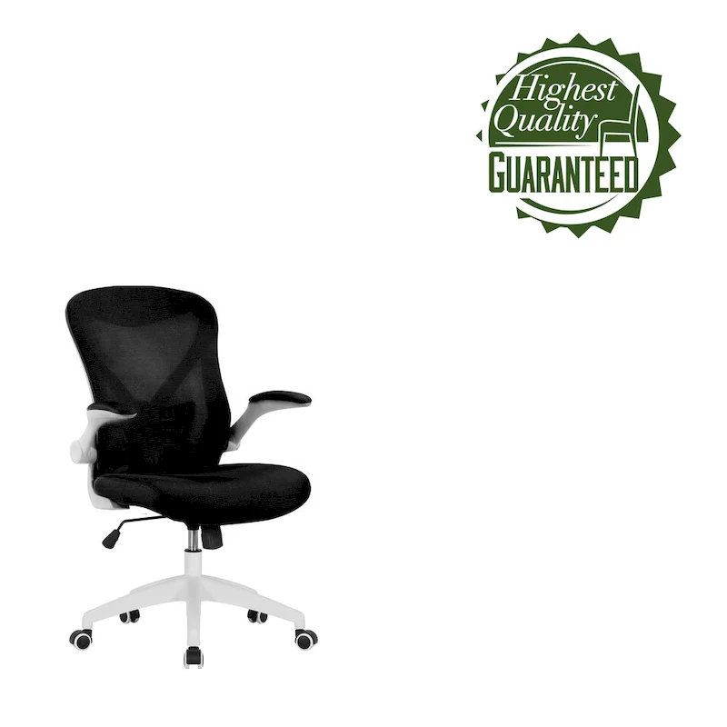 Ergonomic Mesh Office Chair with Nylon Base and Tilt Mechanism