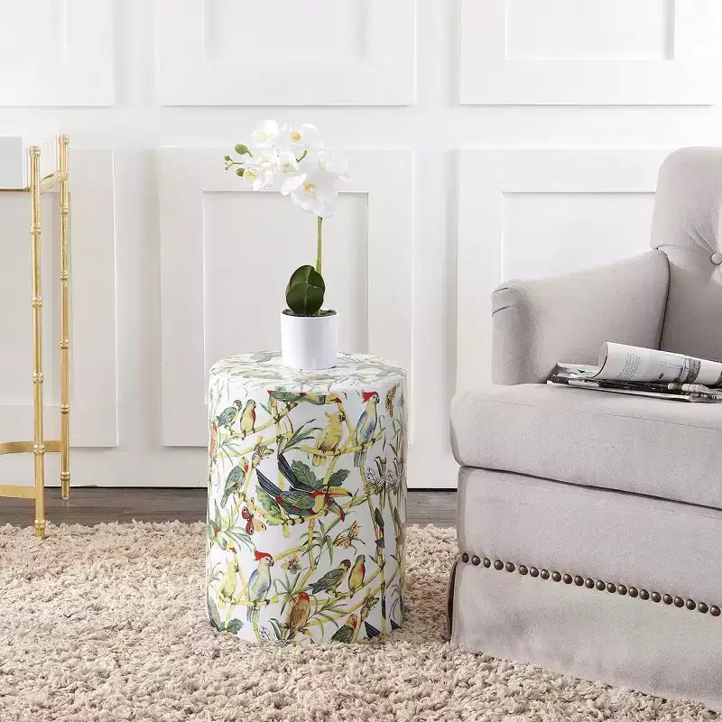 Forla Garden Stool - Indoor/Outdoor - ACS4583 - Assorted - Safavieh