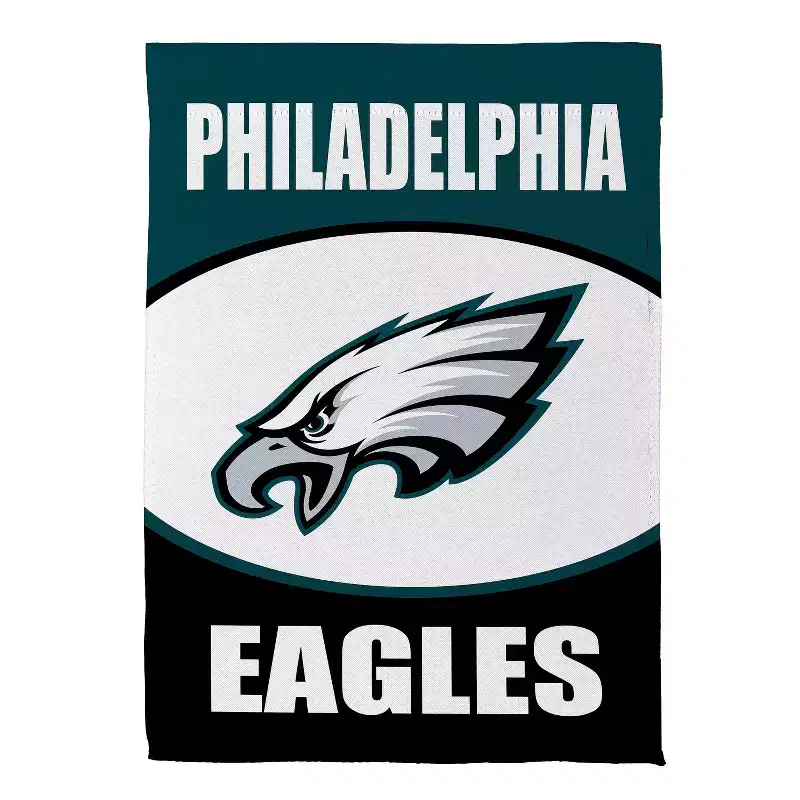 NFL Philadelphia Eagles Garden Flag 12x18 Double Sided, Officially Licensed Sports Flags For Outside, Indoor and Outdoor Flags for Football Fans