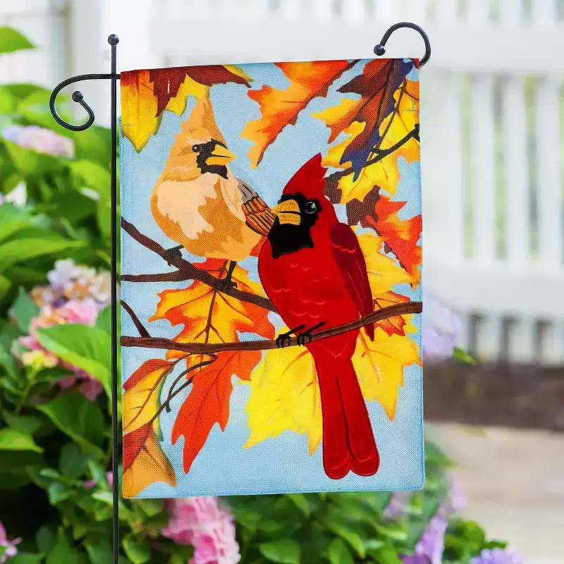 Evergreen Scroll Garden Flag Stand
