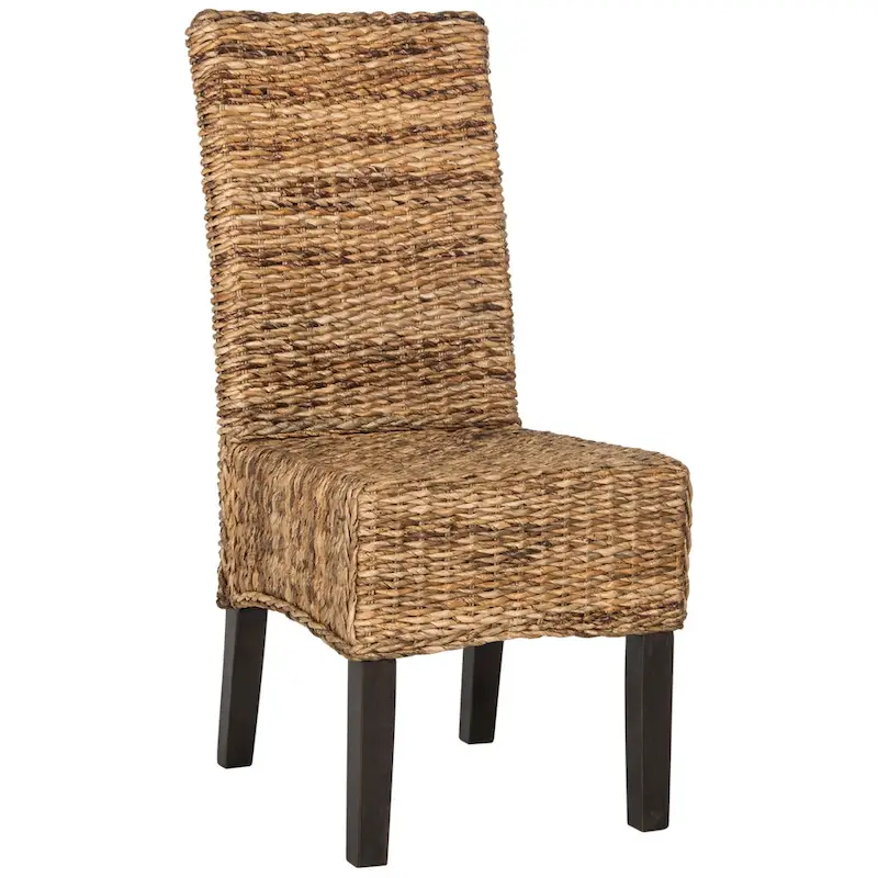 SAFAVIEH Meline Natural Dining Chair (Set of 2) - 17.3  x 24  x 38.5  - 17Wx24Dx39H