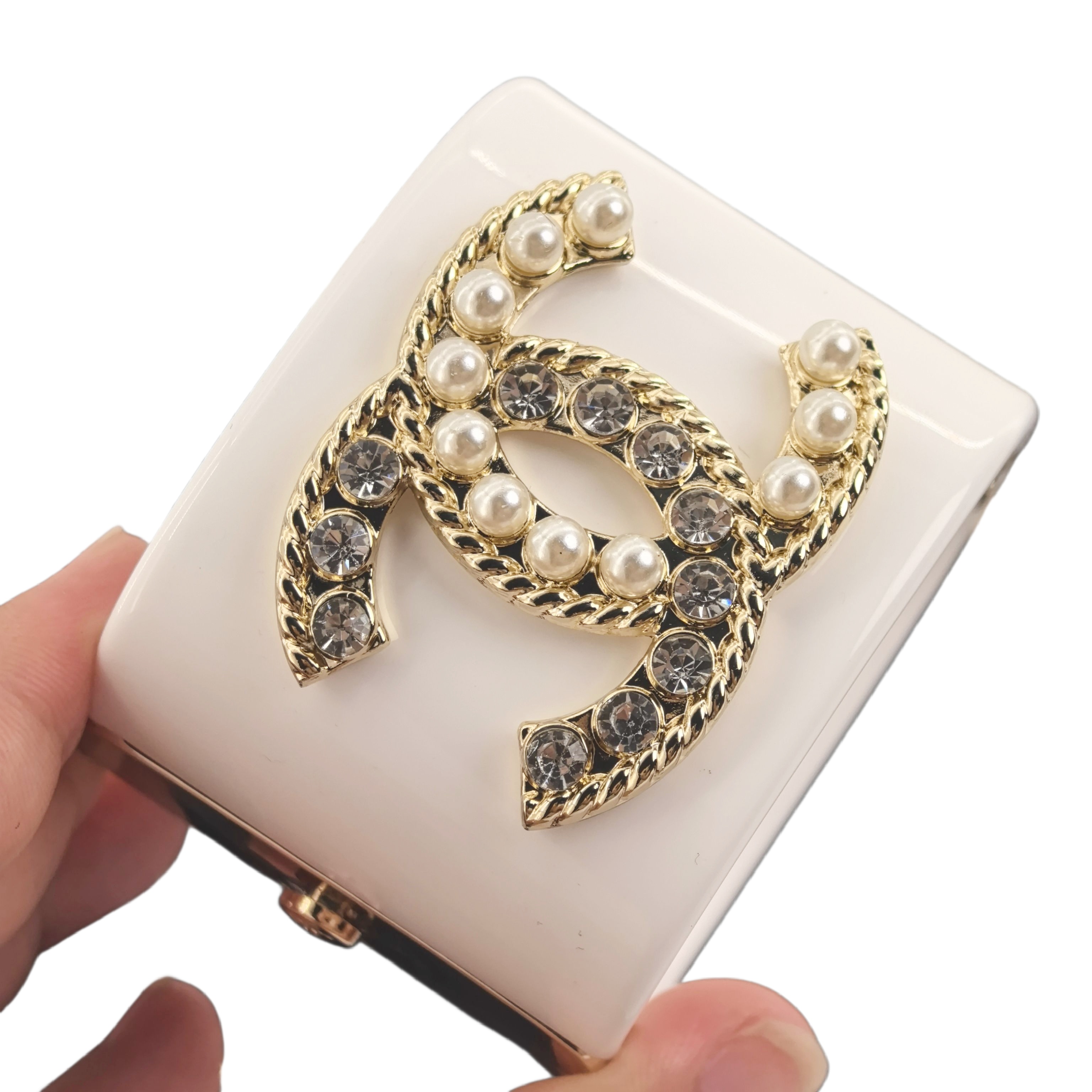 CCS010  Chanel acrylic cuff Bracelet - ccjewelryacc