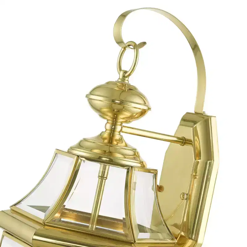 Livex Lighting Monterey 2 - Light Wall Light in Polished Brass