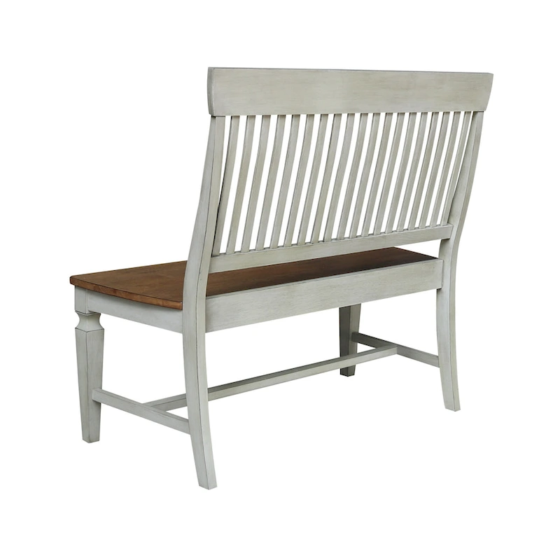 Solid Wood Vista Slatback Bench