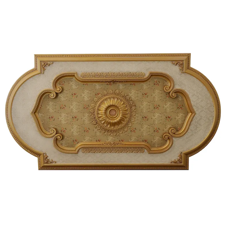 Blanco Rectangular Chandelier Ceiling Medallion 94 inches