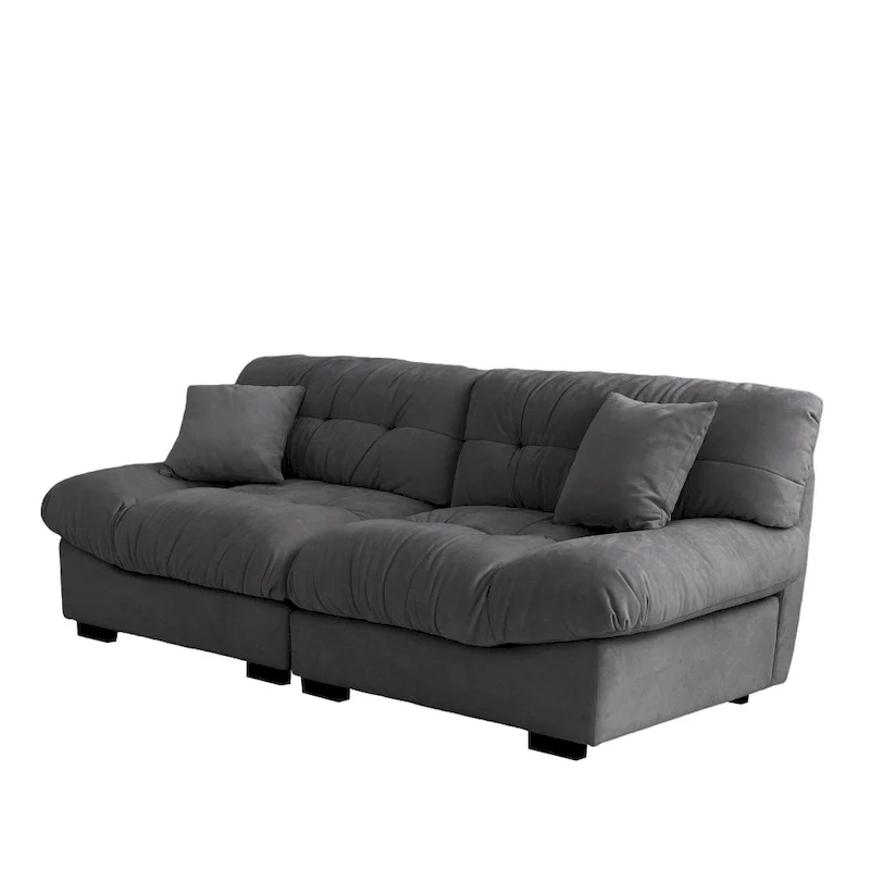 89 Tufted Sofa Cloud Shaped Couch