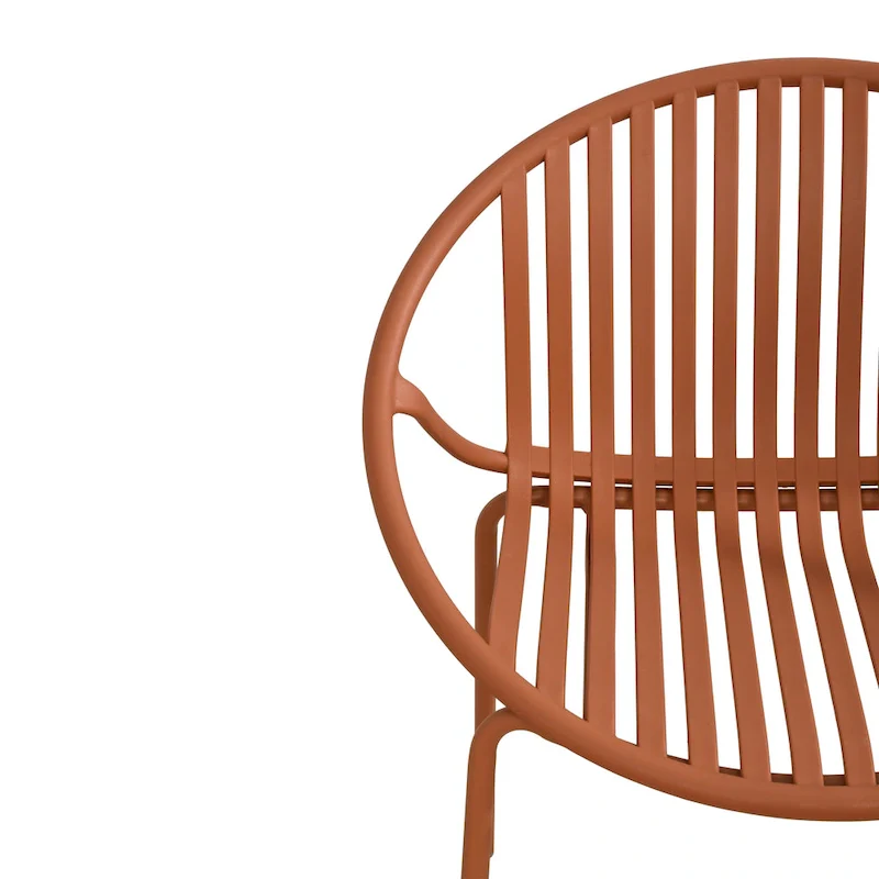 Patio Dining Chairs Stackable Chairs with Breathable Design