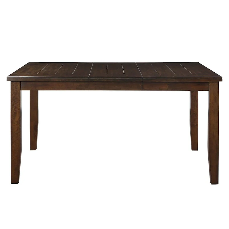 Square Dining Table with Butterfly Leaf Extension — Espresso Finish