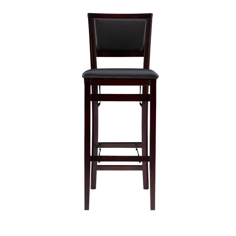 Linon Aldersey Espresso Folding Bar Stool - N/A