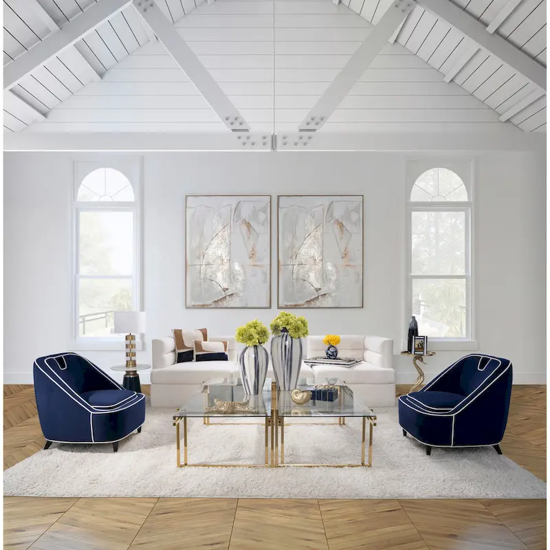 Sagebrook Home's Abstract Pattern Glass Vase