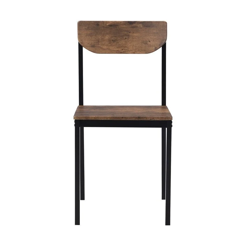 3 Piece Drop Leaf Dining Table Set, Modern Counter Height Round Dining Set with 2 Chairs, Wood Small Kitchen Table Set