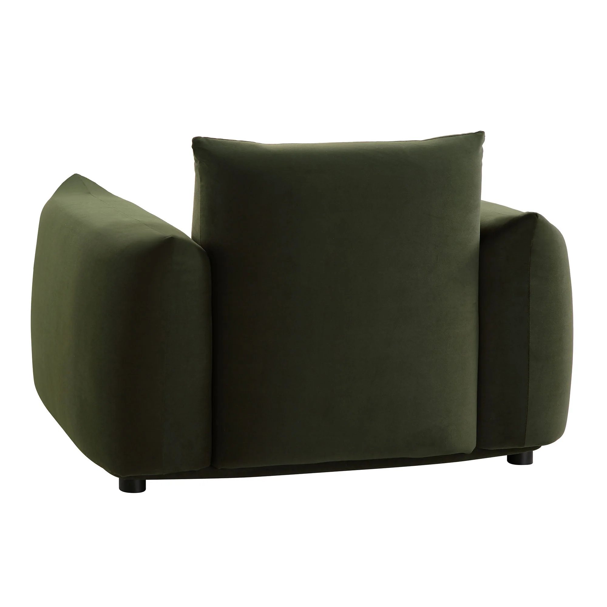 Armchair, Moss Green Velvet