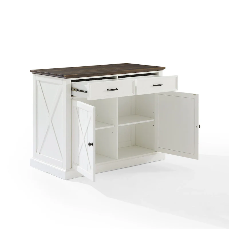 Crosley Clifton Kitchen Island - 23.63d x 47.75w x 36.25h