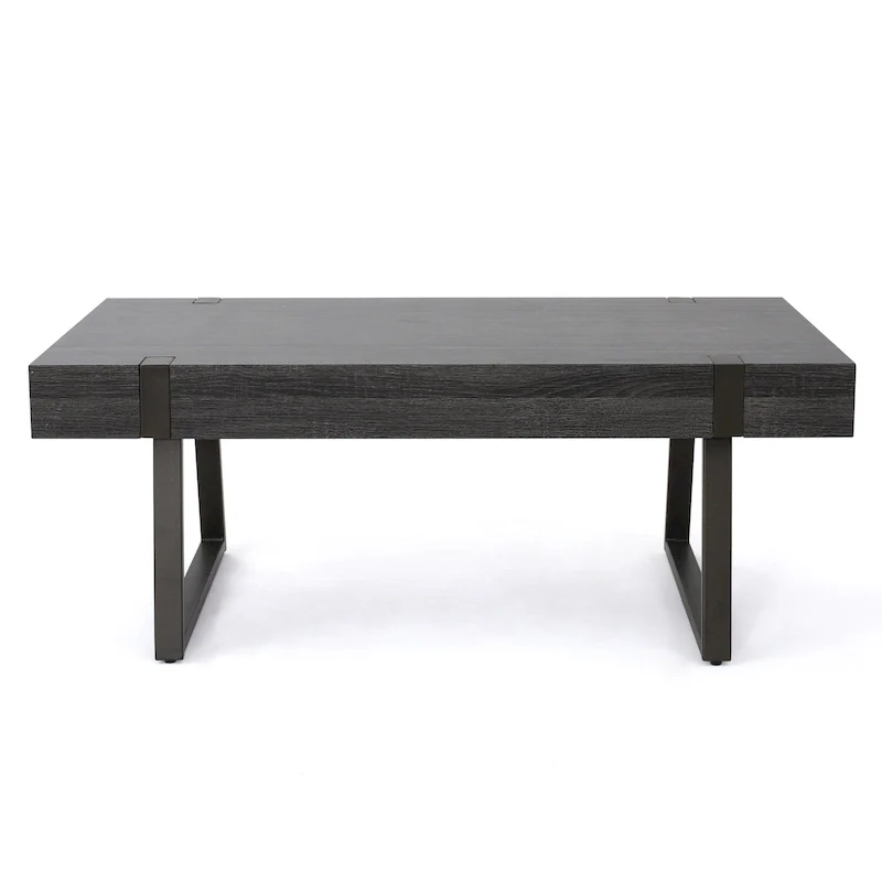 Abitha Faux Wood Coffee Table by Christopher Knight Home - 43.25 L x 23.60 W x 16.75 H