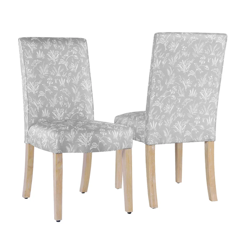 HomePop Scalloped Detail Dining Chair - Set of 2