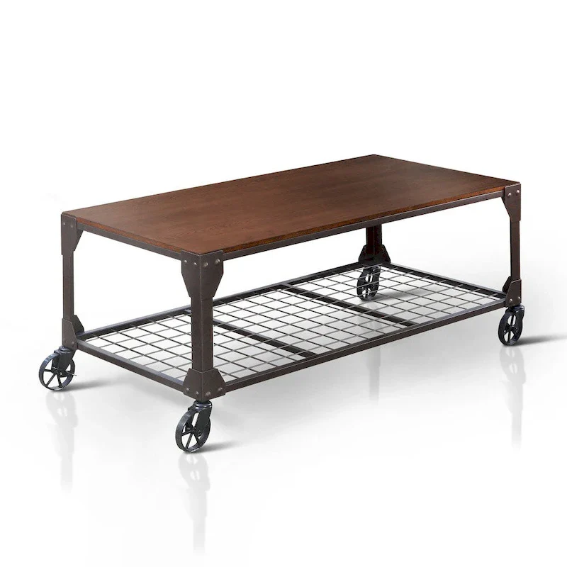 48-inch coffee table with casters