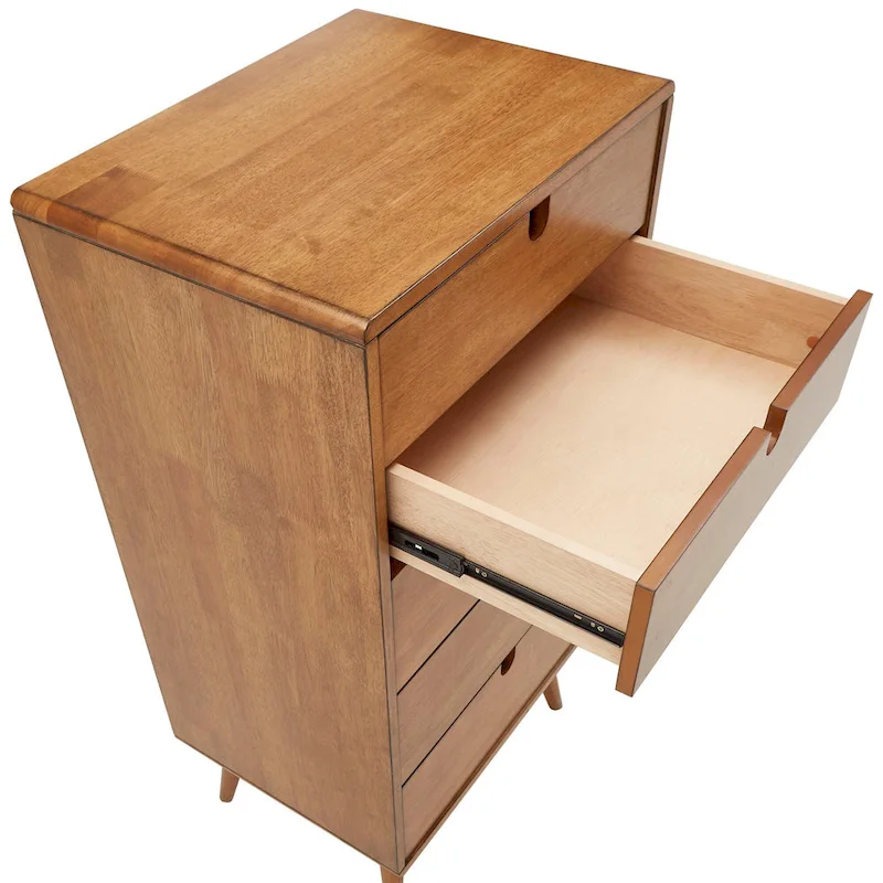 Clark Oak Finish 5-drawer Chest