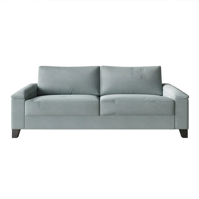 2.5-Seater Linen Sofa - Available in Beige, Grey, Blue