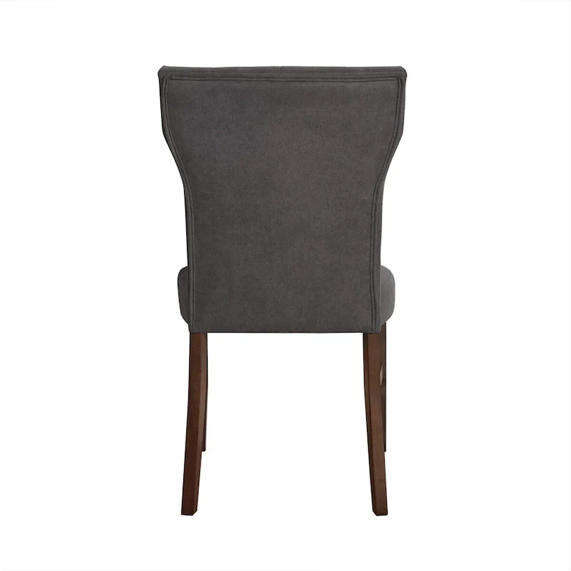 Button-Tufted Dining Chair - Red/Blue/Dark Grey - Single