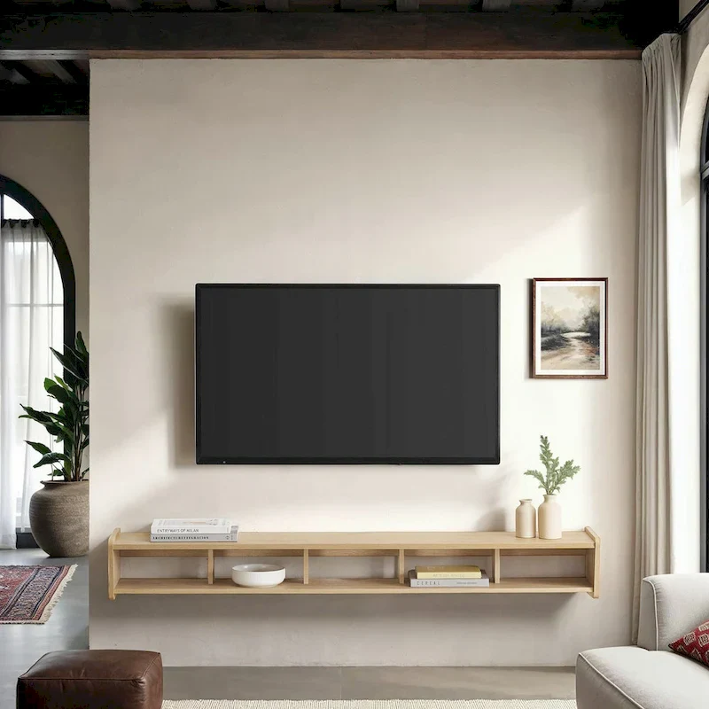 Floating Wall-Mounted TV Stand