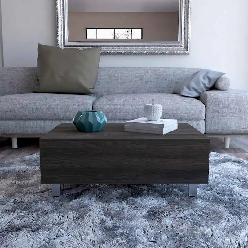 Lift Top Coffee Table with Hidden Storage Compartment