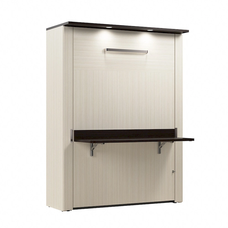 Lumina 61W Full Murphy Bed with Desk by Bestar