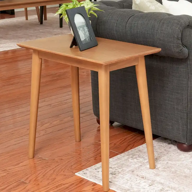 Plank and Beam Mid-Century Rectangular Side Table - 24