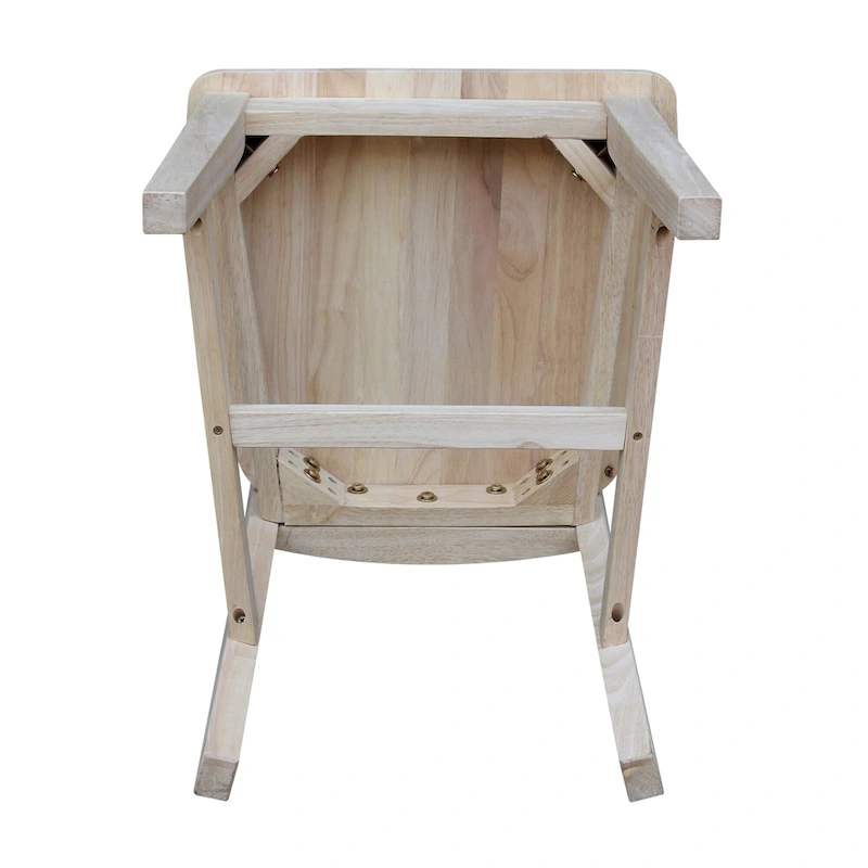 International Concepts Solid Wood San Remo Splatback Chairs, Set of 2