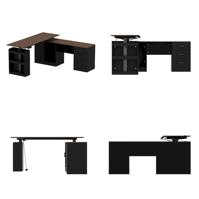 63W Versatile Standing Desk Aesthetic with Height Customization Table