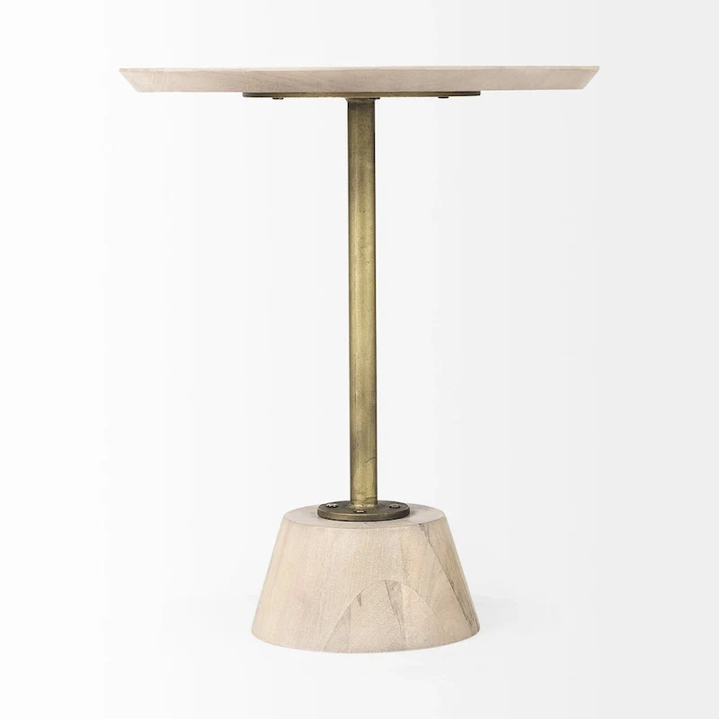 Pedestal Table with Detailing - 24  H x 20  W x 20  D