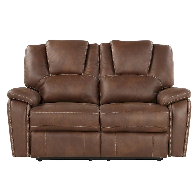 Kameryn Faux Leather Manual Reclining Loveseat