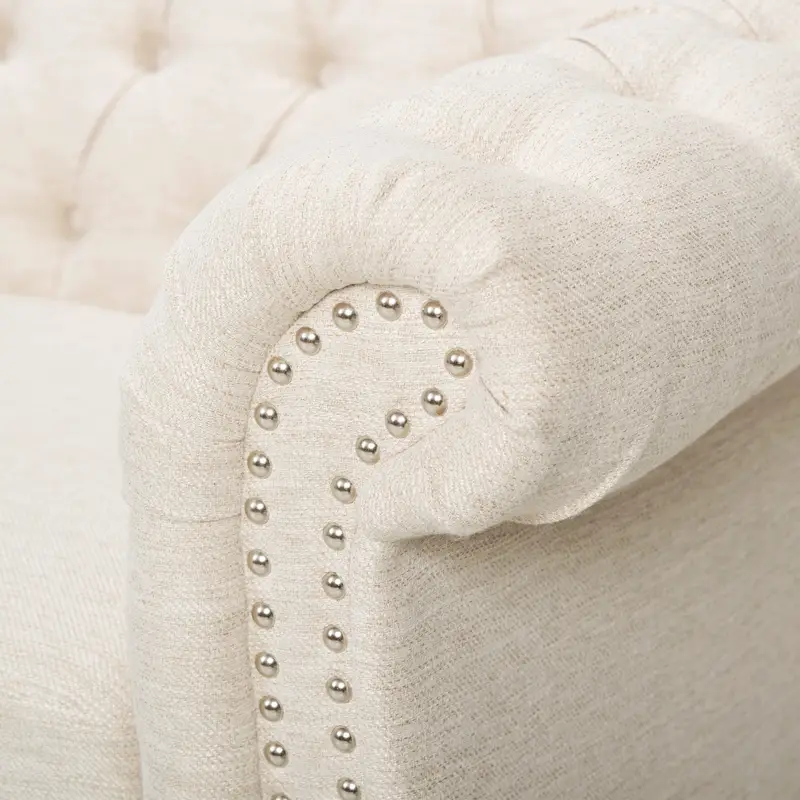 Tufted Chesterfield 3-Seat Sofa