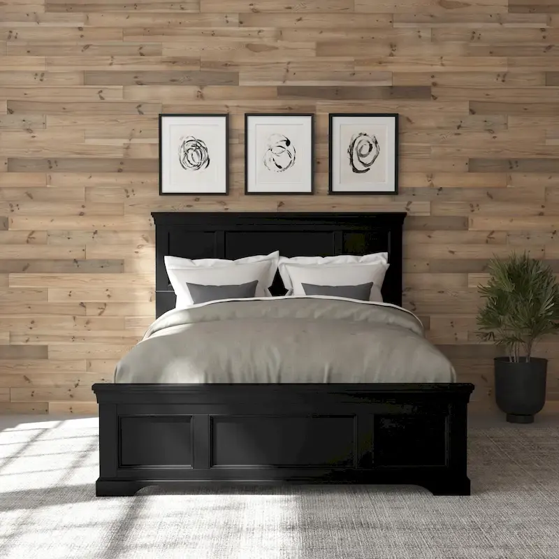 Homestyles Bedford Black Queen Bed