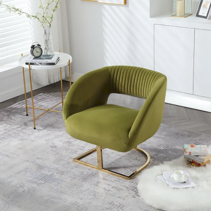Upholstered Tufted Living Room Chair