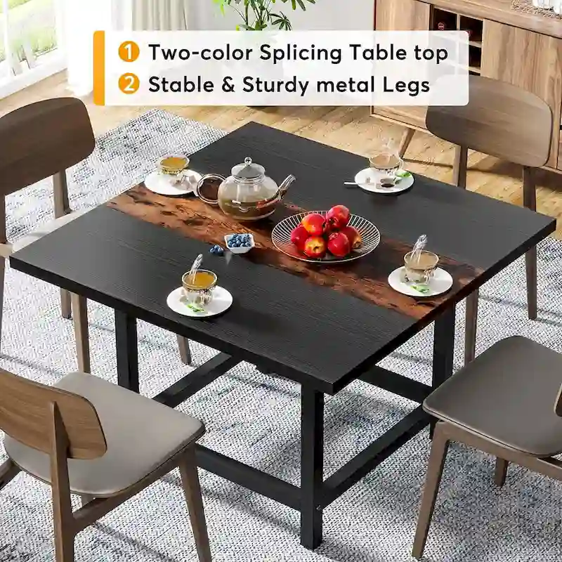 6.5 Ft Conference Room Table, Rectangle 78.74L X 39.2W X 29.52H Inches,2 Separate Piece - 78.74L X 39.2W X 29.52H