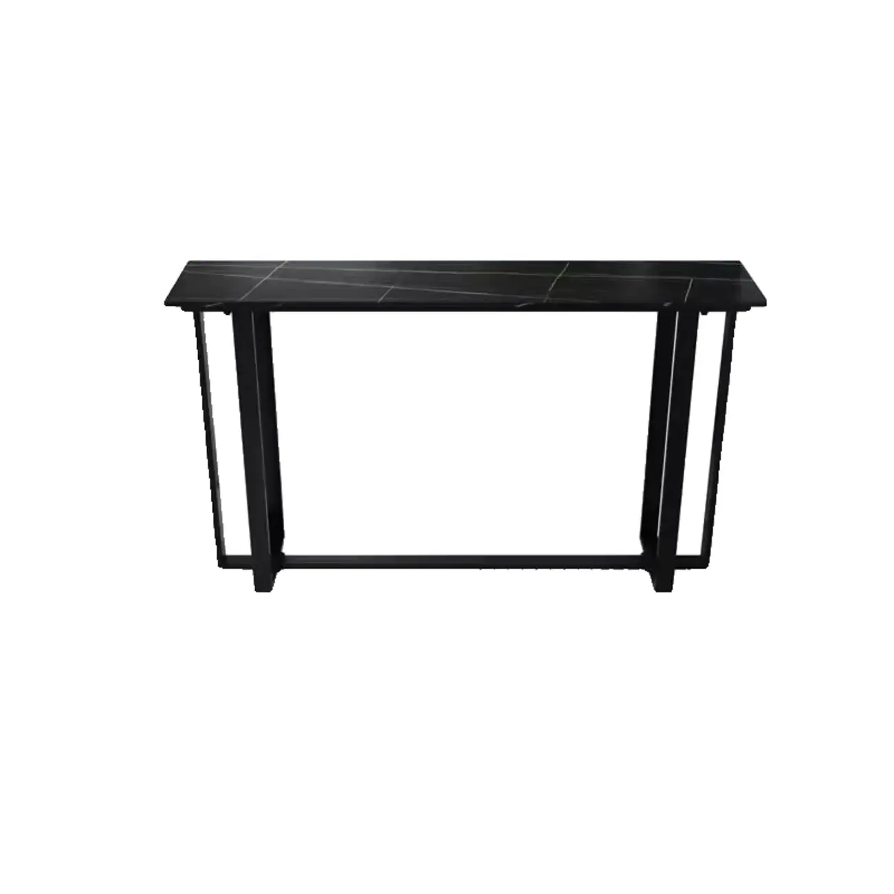 Scandinavian Slate Metal Rectangular Bar Tables