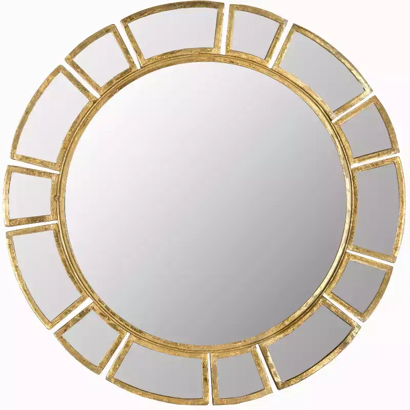 Deco Sunburst Mirror - 30.5 x 30 - MIR4026 - Antique Gold - Safavieh