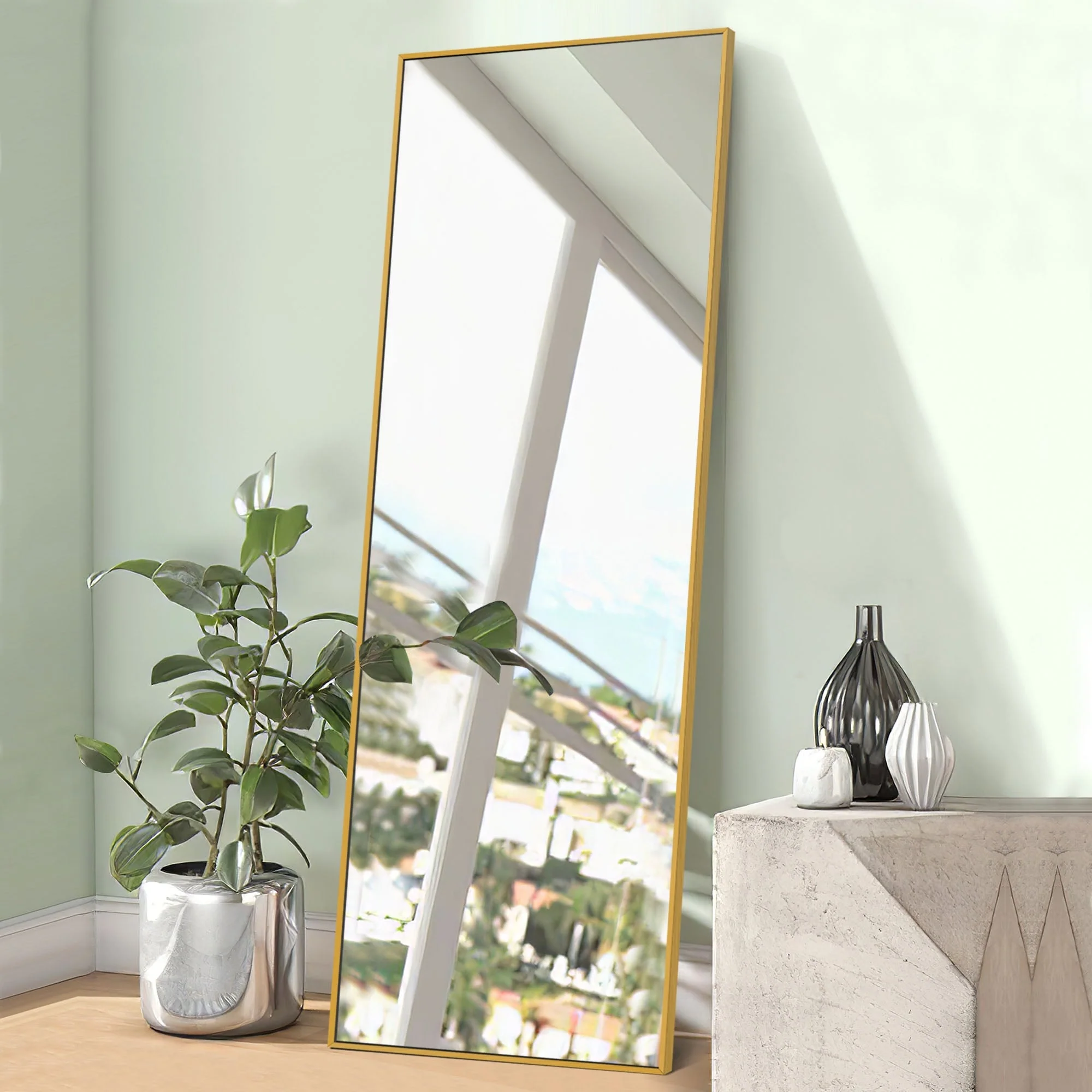 Full Length Mirror Large Wall Mounted Mirror Full Body Mirror